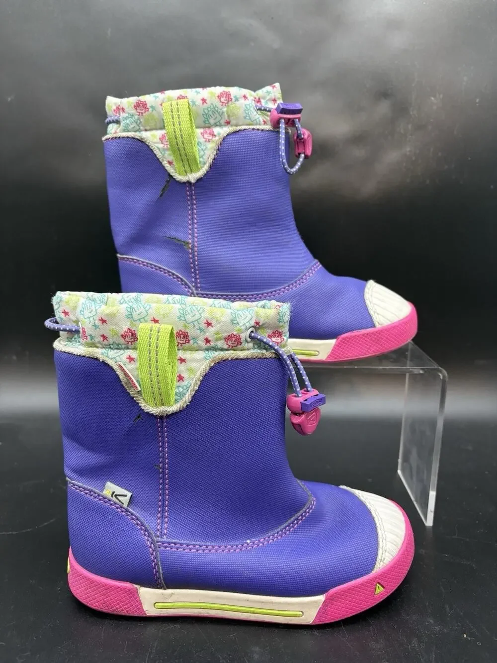 Keen Kids Encanto 365 Waterproof Boot toddler size 12C purple pink blue 1014403